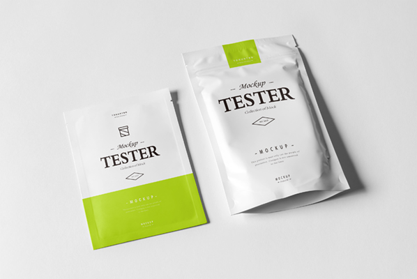 茶叶包装智能贴图样机PSD素材,高端茶叶品牌包装必备！